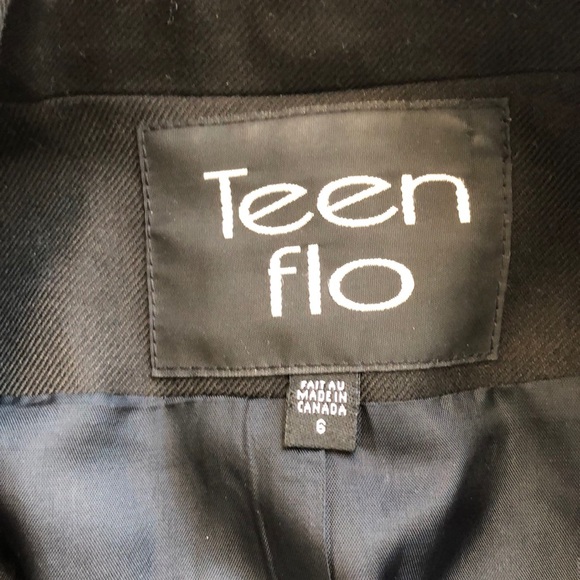 Teenflo Black Blazer - Size 6 - Picture 4 of 9